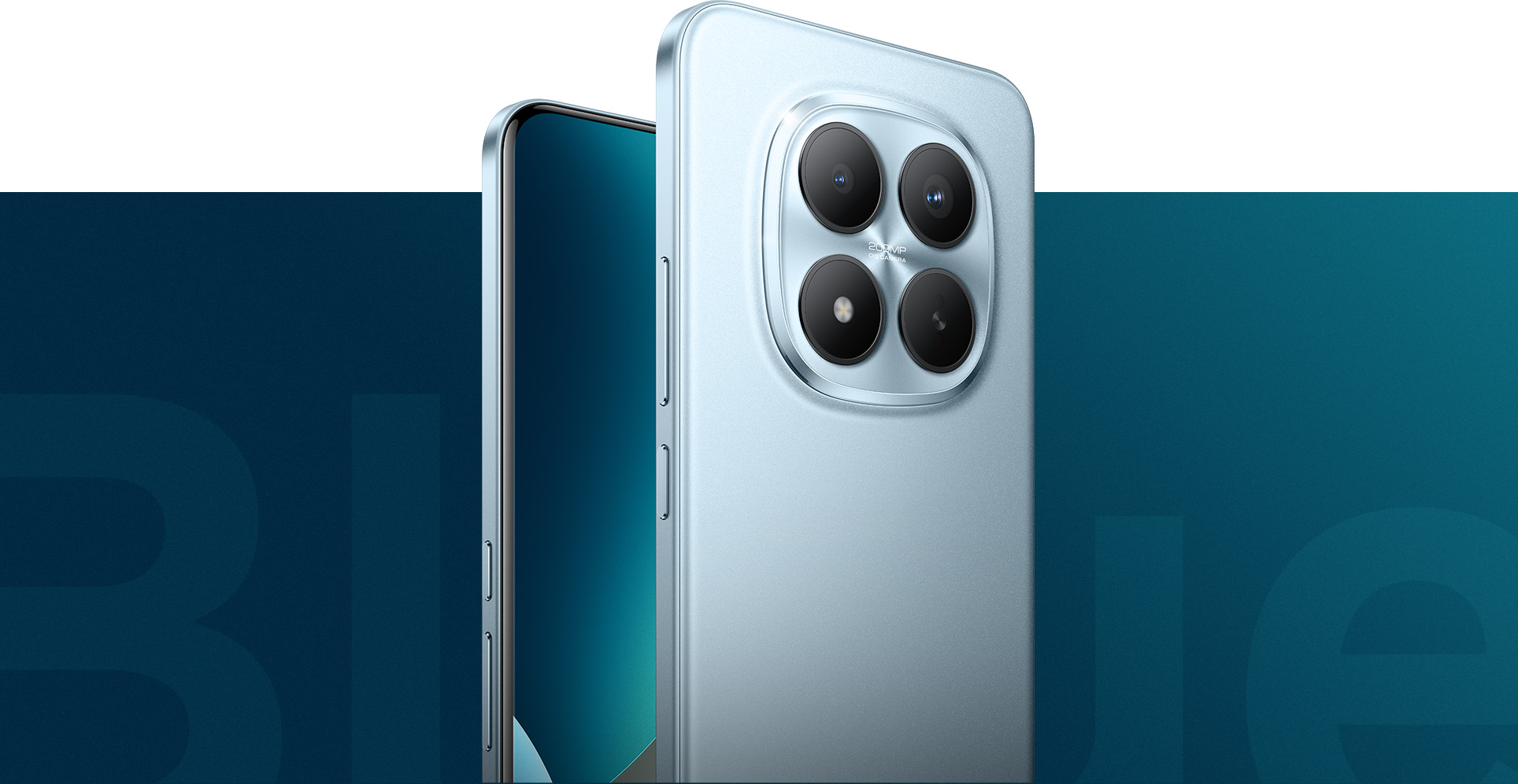 REDMI Note 15 Pro+ 5G в голубом цвете