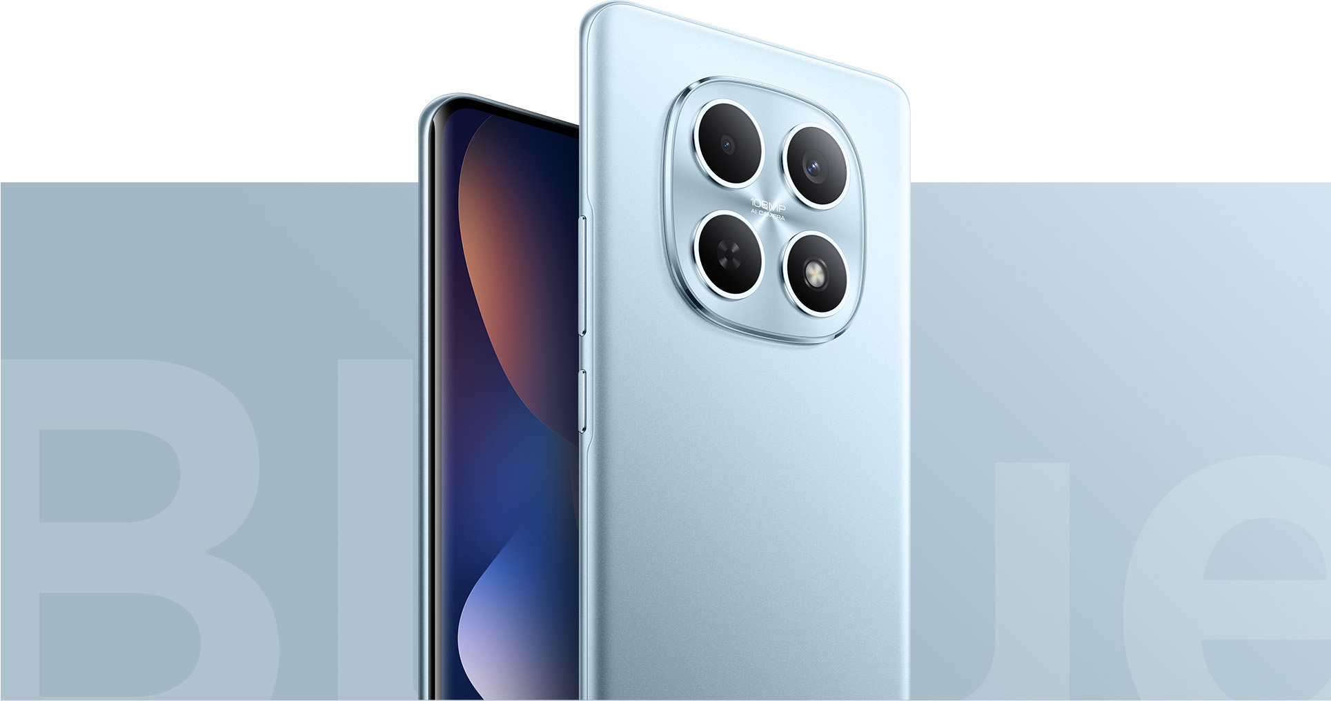 REDMI Note 15 в голубом цвете