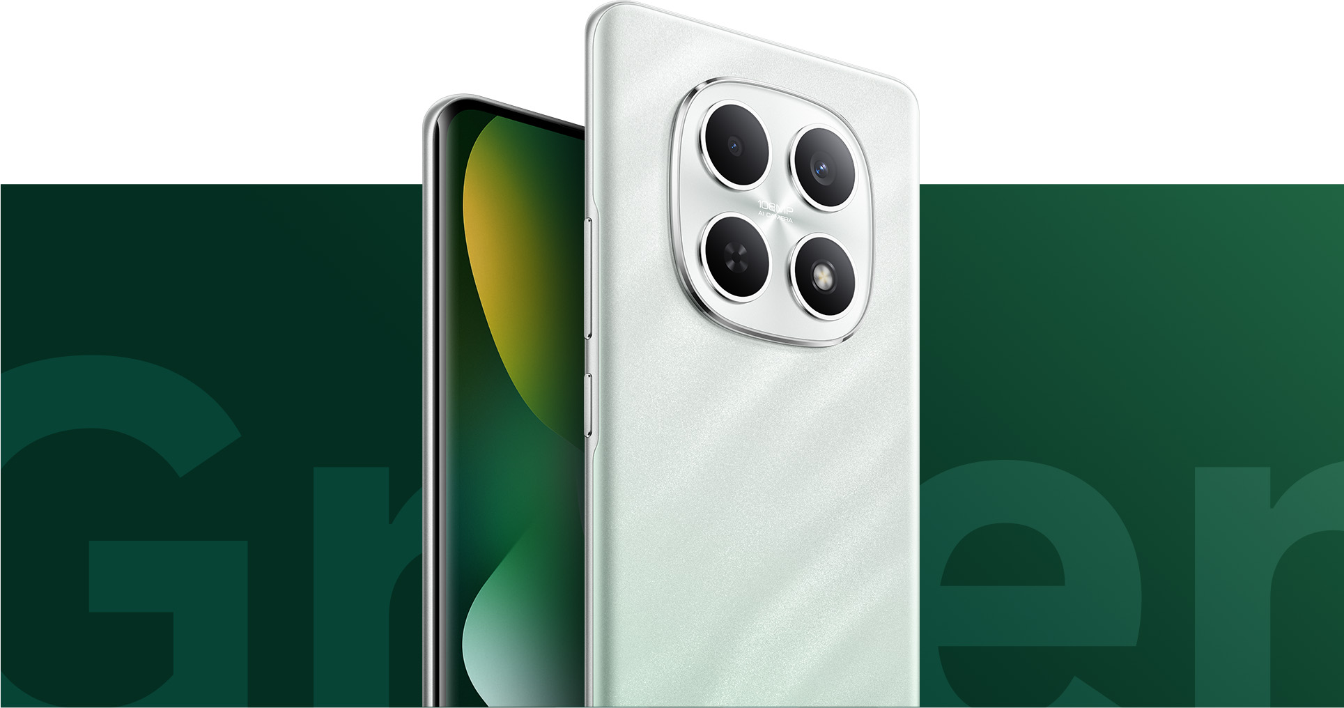 REDMI Note 15 в зелёном цвете